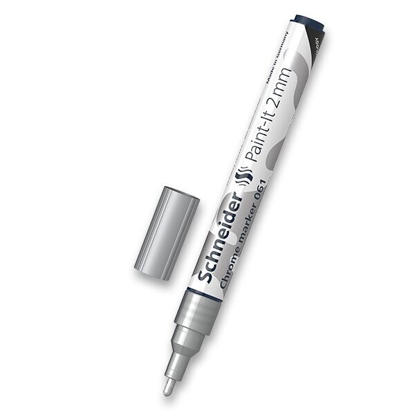 Schneider Paint-It 060 chromový lakový popisovač 0,8 mm stříbrná