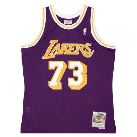 Mitchell & Ness Pánský dres Los Angeles Lakers NBA Dennis Rodman #73 Swingman - Fialová Velikost: L