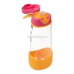 B.box 711 Sport lahev na pití 600 ml - růžová/oranžová