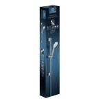 IDEAL STANDARD - IdealRain Evo Set sprchové hlavice, tyče a hadice, 3 proudy, chrom BE419AA