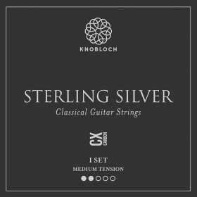 Knobloch STERLING SILVER CX Carbon Medium Tension 33.5