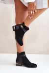 Dámské kotníčkové boty K-99213 černé - Step in style 38