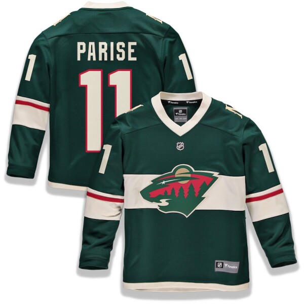 Fanatics Dětský Dres #11 Zach Parise Minnesota Wild Replica Home Jersey Velikost: