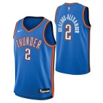 Nike Dětský dres Oklahoma City Thunder NBA Shai Gilgeous-Alexander #2 Swingman Modrá (YOUTH)