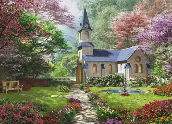 EUROGRAPHICS Puzzle Kvetoucí zahrada