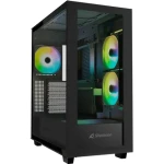 Sharkoon Rebel C60 Black RGB černá / ATX / 2x USB 3.2 / 1x USB-C / 3x 120mm / bez zdroje / průhledná bočnice (4044951040032)