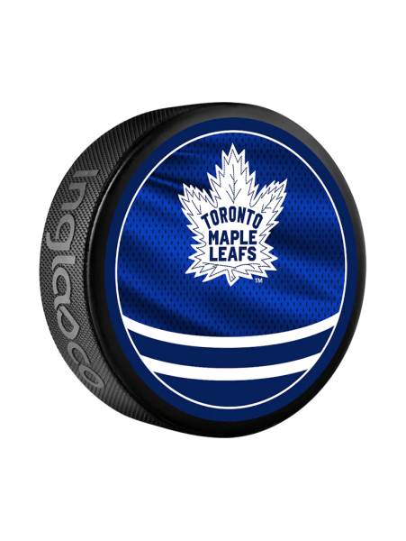 Inglasco / Sherwood Puk Toronto Maple Leafs Reverse Retro Jersey 2022 Souvenir Collector Hockey Puck