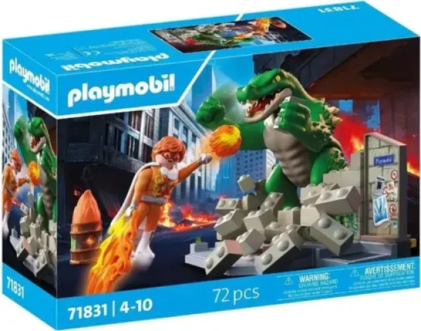 Playmobil® PLAYMO-FRIENDS 71831 Souboj s obřím ještěrem