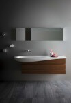 Laufen - Il Bagno Alessi One Nábytkové umyvadlo 160x50 cm, bez otvoru pro baterii, s LCC, bílá H8149714001091