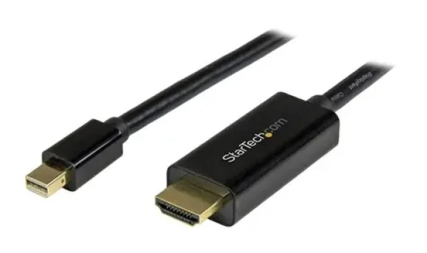 StarTech pasivní adaptér Mini DisplayPort M na HDMI M černá 5m / 4k a 2K / audio 7.1 (MDP2HDMM5MB)