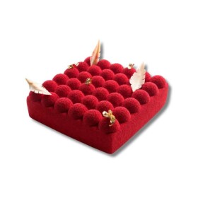Cesil Cesil Silikonová forma na pečení/na mražené dezerty Čtverec (bublinky) 50 mm