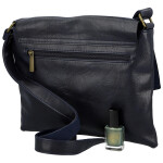 Trendy dámská koženková crossbody kabelka Ada, tmavě modrá