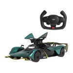 Mamido Autíčko na dálkové ovládání R/C Aston Martin Valkyrie AMR Pro 1:14 tmavě zelené