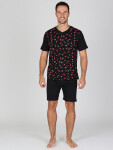 EVONA a.s. Pánské krátké pyžamo P BODO s chilli papričkami - P BODO XL