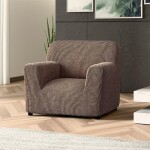 Bielastické potahy COSTINA oříšková křeslo (š. 60 - 110 cm)