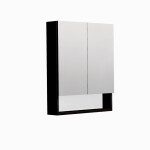 Zrcadlová skříňka SAT Cube Way 60x72 cm lamino černá GALCU3D60HP GALCU3D60HP