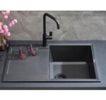 Granitový dřez Reginox Bari 10, R40324, Nero Black R40324