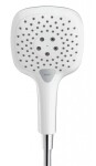 HANSGROHE - Raindance Select E Sprchová hlavice 150, 3 proudy, EcoSmart 9 l/min, bílá/chrom 26551400