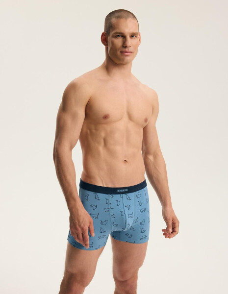 Boxerky Henderson 45481 Fur A2 M–4XL tmavě modrá L