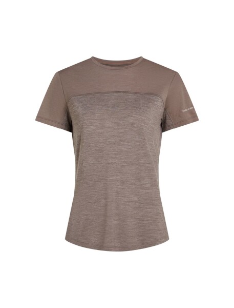 ICEBREAKER Wmns Mer Cool-Lite Sphere III SS Te Colour, Porcini Hthr/Porcini/Cb (vzorek) velikost: S