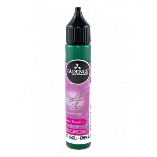 Tekuté perly Cadence Coloured Pearls, 25 ml - emerald green, zelené