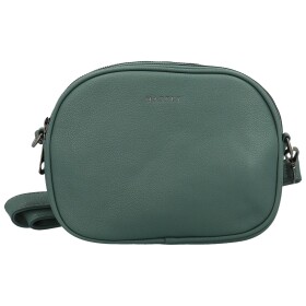 Trendy koženková crossbody kabelka Jennifer, modrozelená
