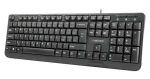 Natec Trout černá / Drátová klávesnice / CZ/SK layout / USB-A / Membránová (NKL-1151)