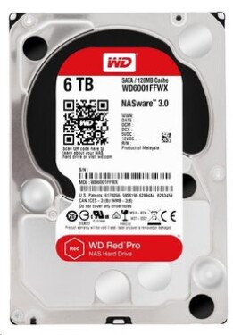 WD Red Pro 6TB / HDD / 3.5 SATA III / 7 200 rpm / 256MB cache / 5y (WD6003FFBX)