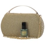 Luxusní dámské psaníčko Michelle Moon Wenny, zlaté