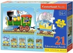 Castorland E-135 Puzzle Učíme se čísla 1-10, Vláček