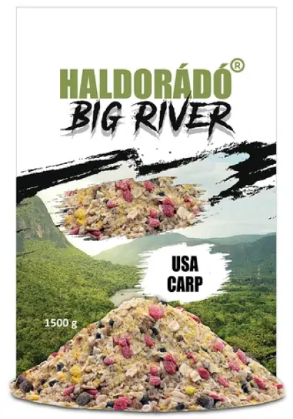 Haldorádó Vnadící směs Big River 1,5kg USA Carp (HD33872)