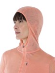 ICEBREAKER Wmns Merino 200 Realfleece™ Descender LS Zip Hoodie, Glow/Tang/Cb (vzorek) velikost: S