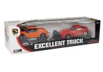 Mamido Set vozidel oranžový Monster Truck červené BMW odtahovka 58 cm