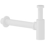 CERANO - Sifon umyvadlový - 5/4" - plast - DN40 - bílá matná - 30 cm