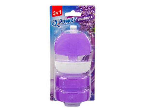 Q-Power Tekutý blok levandule 3 x 55ml