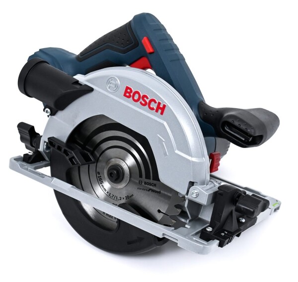 Bosch GKS 18V-57G / Aku kotoučová pila / 18V / 3400 ot-min / průměr 165mm / hloubka řezu 57mm / bez baterie a nabíječky (06016A2101)