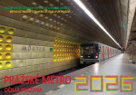 Pražské metro očima Pražana 2026 - Nástěnný kalendář - Boris Kogut