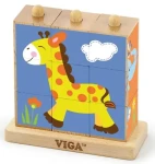 VIGA Nasouvací kostky Safari