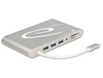 Delock USB Type-C 3.1 Dokovací stanice bílá / 4K / 30Hz (87298)