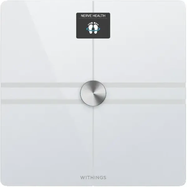 Withings Body Comp bílá / Chytrá osobní váha / nosnost 200kg / Bluetooth / WiFi (WBS12-White-All-Inter)