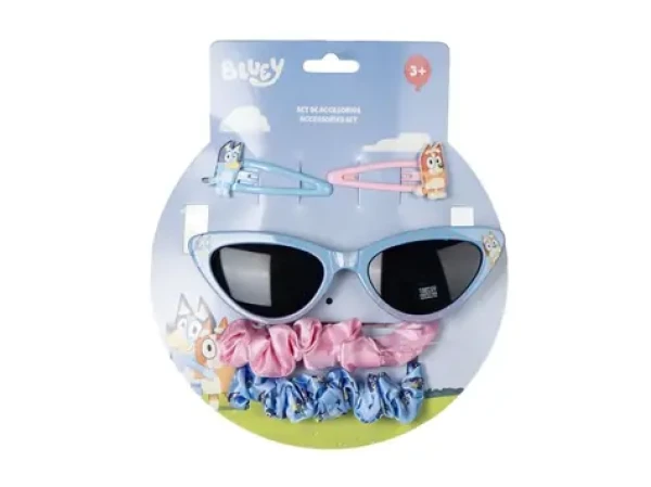 Cerdá BLUEY - Sada sluneční brýle sponky gumičky