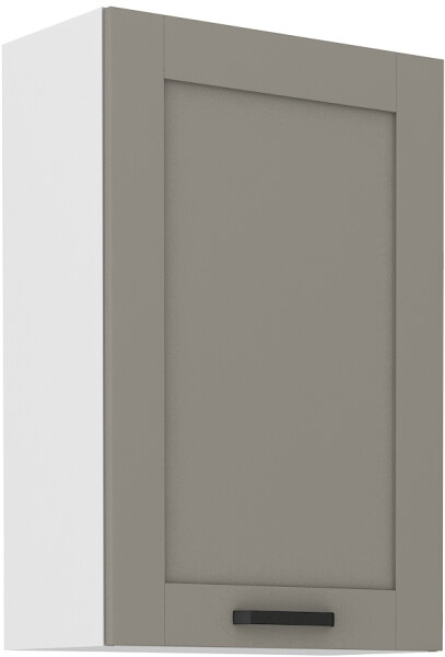 Horní skříňka Luna 60 G-90 1F Barva korpusu: Bílá, Barva dvířek: Clay Grey