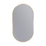 Erga Oval, oválné zrcadlo 55x100cm, zlatý rám, ERG-V01-OVAL-5510-GD