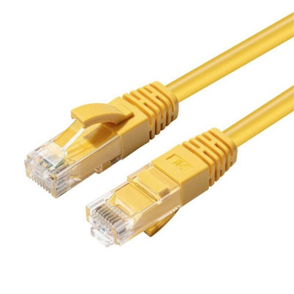 MicroConnect UTP620Y RJ45 síťové kabely, propojovací kabely 20 m žlutá 1 ks