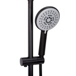 REA - Sprchový set s baterií 150mm VERSO černá REA-P9145
