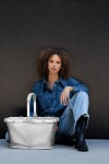 Nákupní košík Reisenthel Carrybag Silver crackle