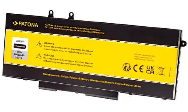PATONA baterie pro ntb DELL Latitude 5400/5410/5510 8000mAh / Li-Pol / 7.6V / 4GVMP, 3HWPP (PT2921)