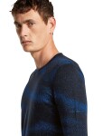 ICEBREAKER Mens Merino 260 Tech Vertex LS Crewe Chillwav, Midnight Navy/Lazurite/J (vzorek) velikost: M