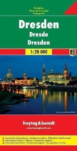 PL 140 Drážďany 1:20 000 / plán města