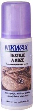 Nikwax TEXTIL A KŮŽE SPRAY impregnační prášky - 125ml